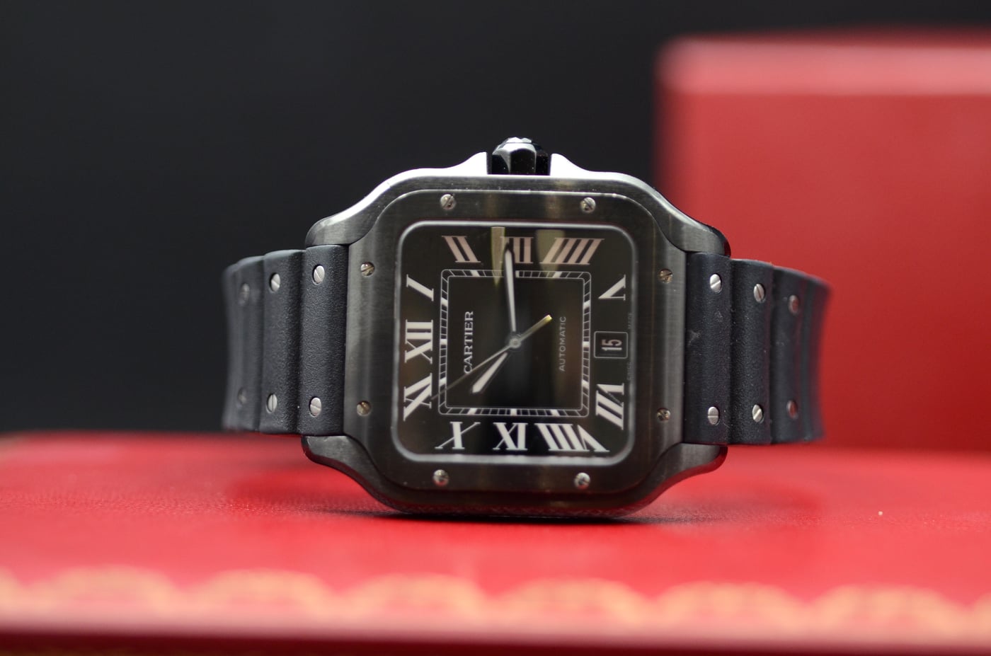 Cartier Santos Grand Modèle Noir