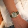 Montre en bois D.W.Y.T - Nacre Calypso Verte – Image 4