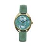 Montre en bois D.W.Y.T - Nacre Calypso Verte