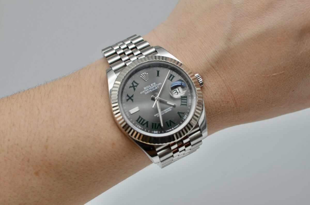 rolex datejust 41 wimbledon