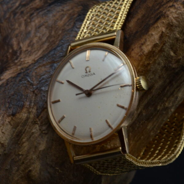 Omega Vintage automatique Or Jaune 18k – Image 11