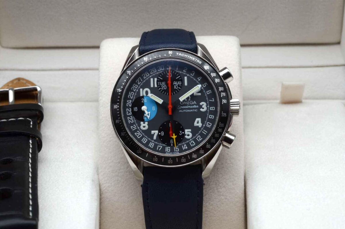 Omega Speedmaster Schumacher Triple Date Chrono MK40