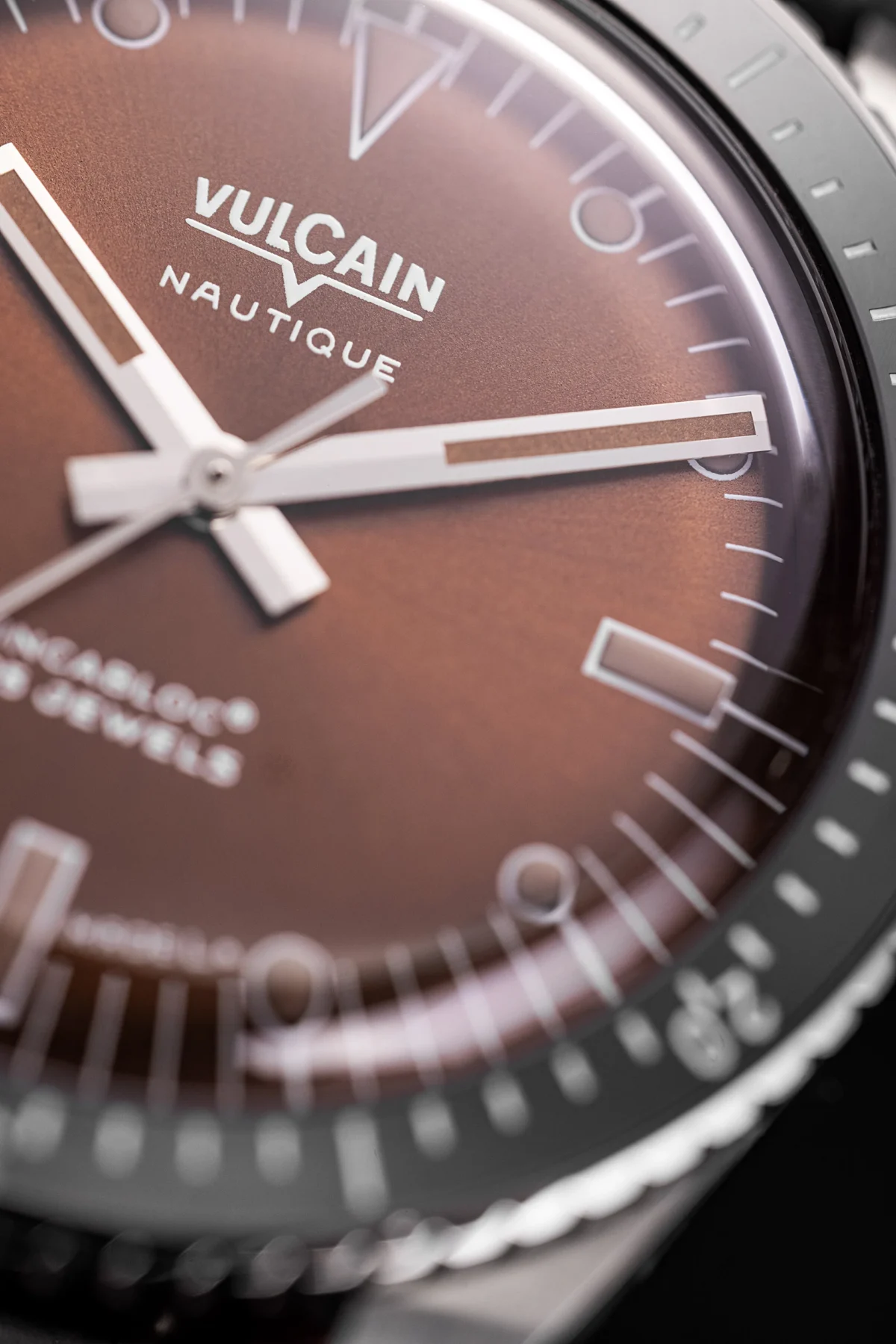 Vulcain Skindiver Nautic Marron