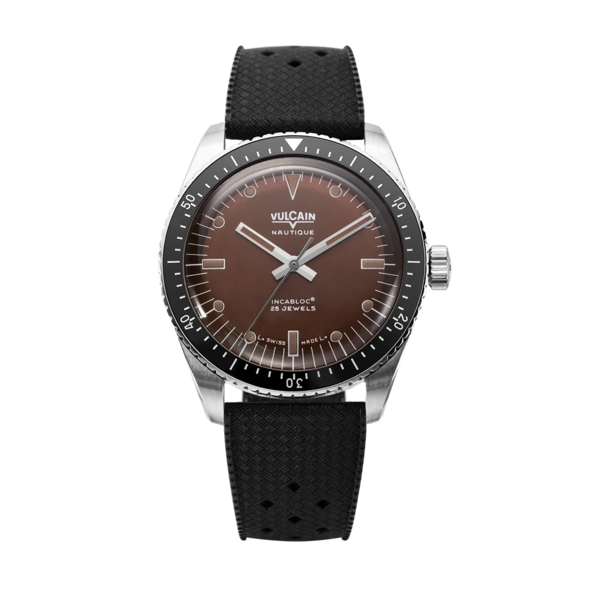 Vulcain Skindiver Nautic Marron