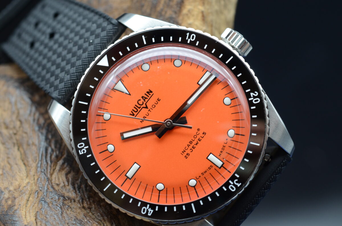 Vulcain Skindiver Nautic Orange