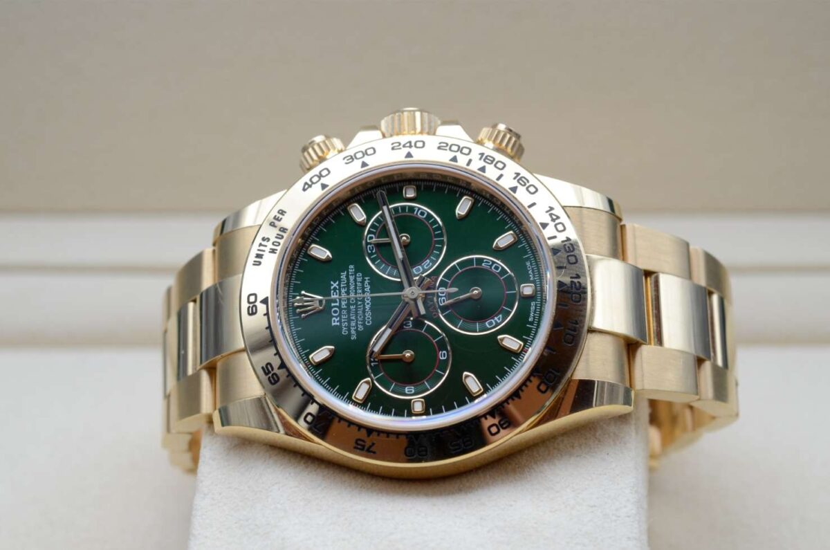 Rolex Daytona OR Jaune Cadran Vert - 116508