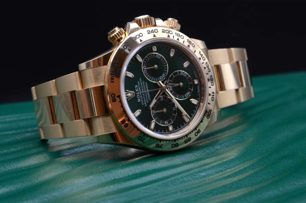 Rolex Daytona OR Jaune Cadran Vert - 116508