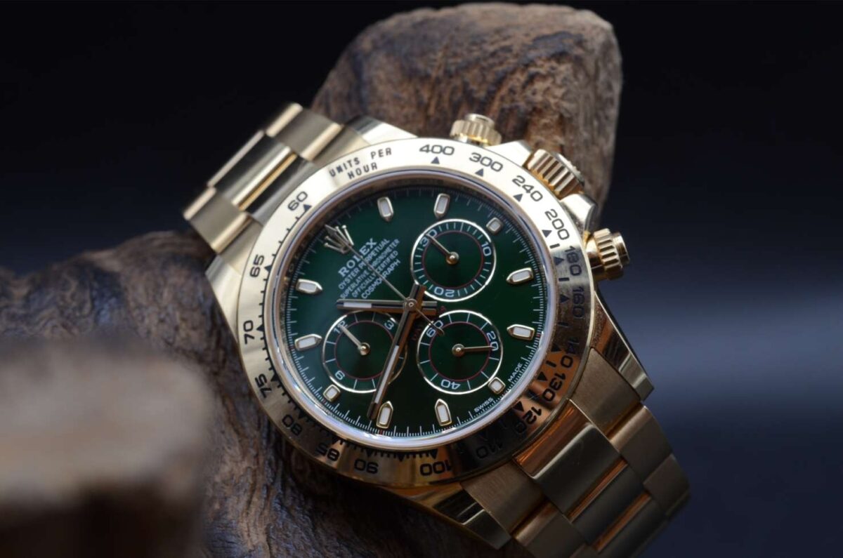 Rolex Daytona OR Jaune Cadran Vert - 116508