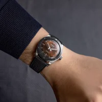 Vulcain Skindiver Nautic Marron