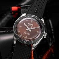 Vulcain Skindiver Nautic Marron