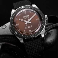 Vulcain Skindiver Nautic Marron