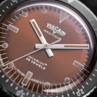 Vulcain Skindiver Nautic Marron