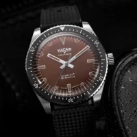 Vulcain Skindiver Nautic Marron