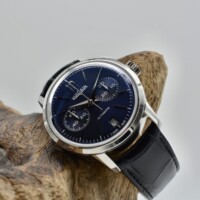 vulcain 50' s président classic chronograph bleu