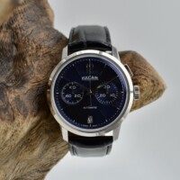 vulcain 50' s président classic chronograph bleu