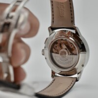 vulcain 50' s président classic chronograph bleu