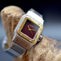 Cartier Santos Lady Red Dial - 0902