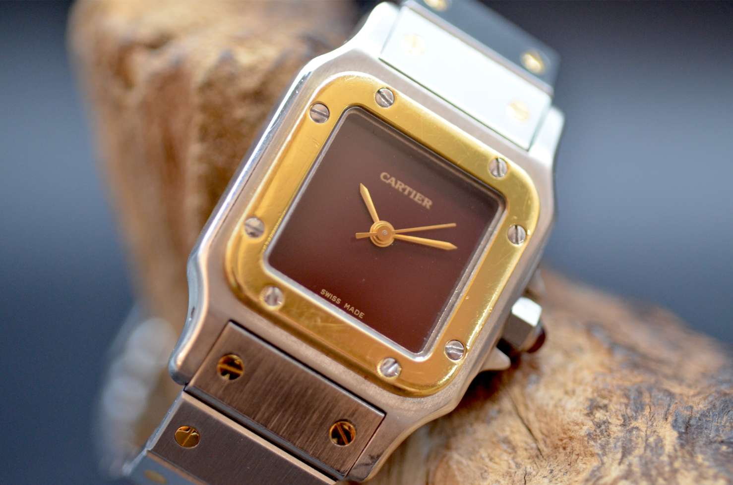 Cartier Santos Lady Red Dial - 0902