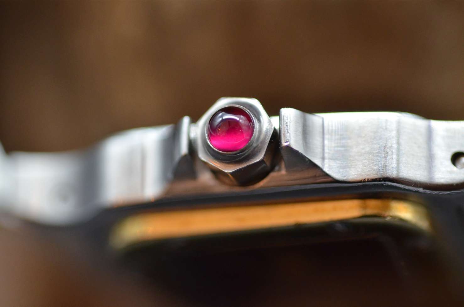 Cartier Santos Lady Red Dial - 0902