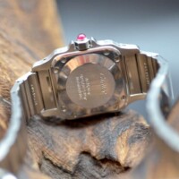 Cartier Santos Lady Red Dial - 0902