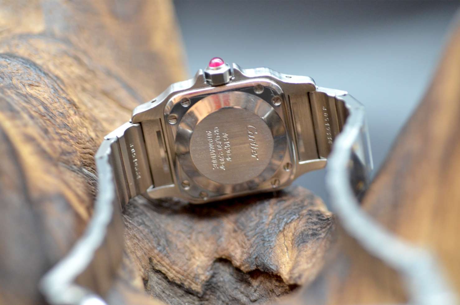 Cartier Santos Lady Red Dial - 0902