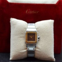 Cartier Santos Lady Red Dial - 0902