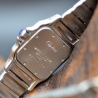 Cartier Santos Galbée – 1567 – Bicolore Or/Acier – Cadran Champagne