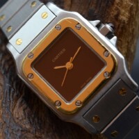 Cartier Santos Lady Red Dial - 0902