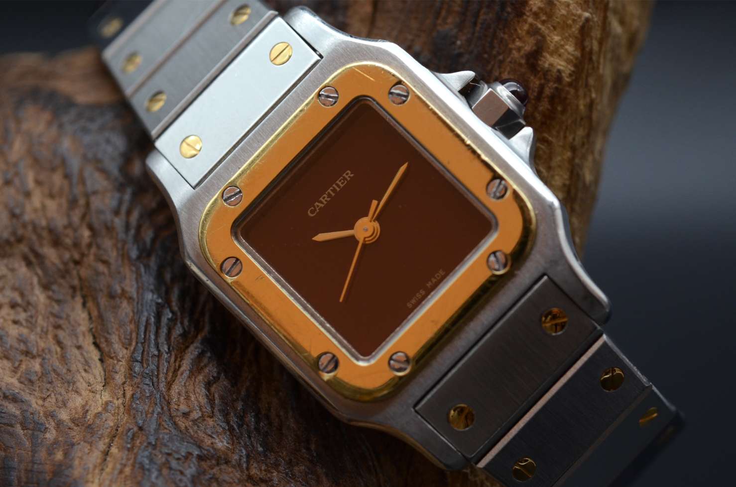 Cartier Santos Lady Red Dial - 0902