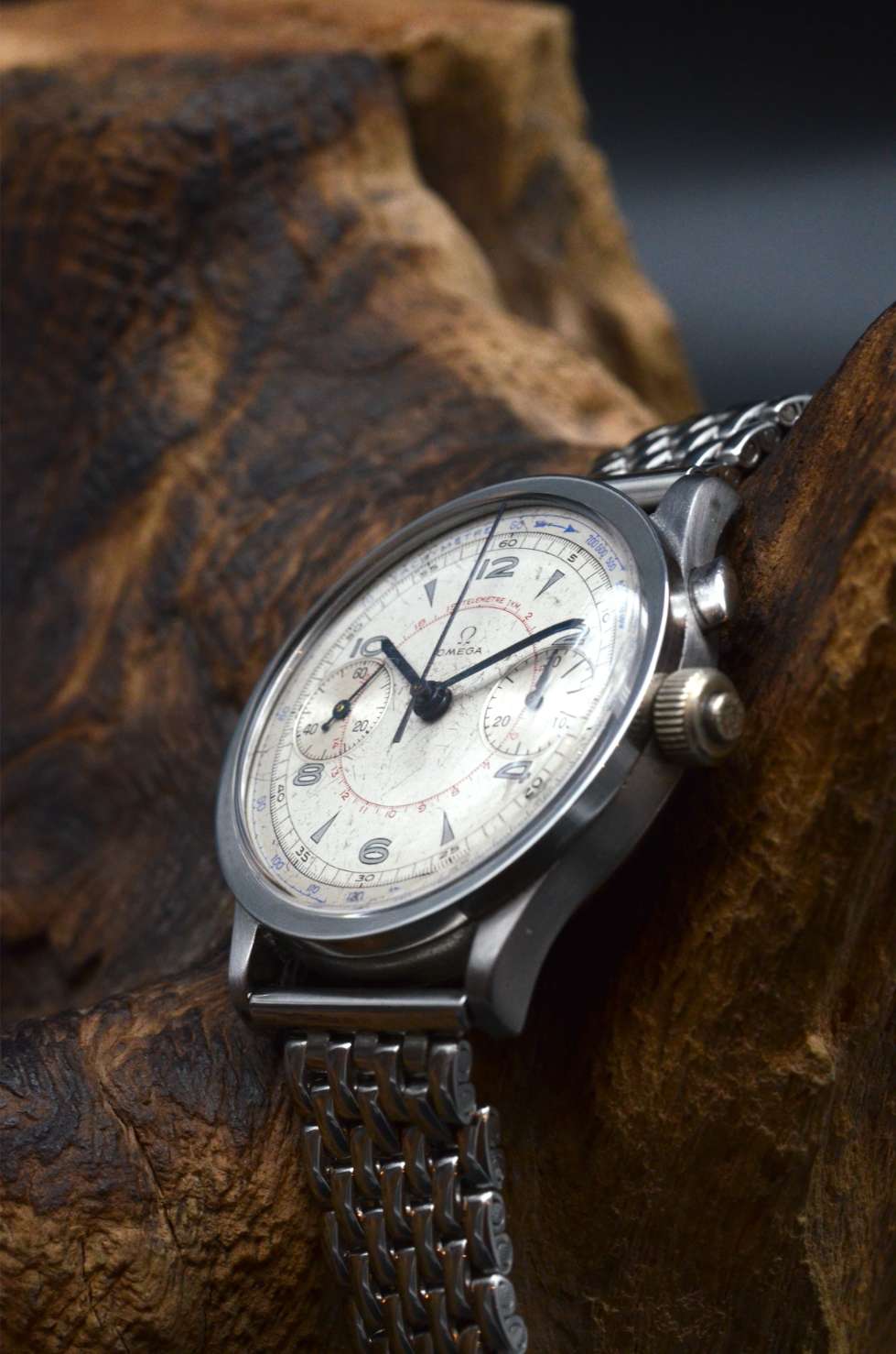 Omega CK 987 Chronograph Vintage cal. 33.3 monopusher