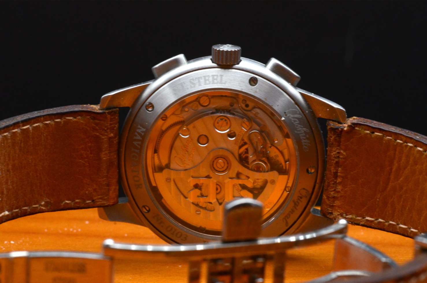 Glashütte Navigator Chronograph n°103