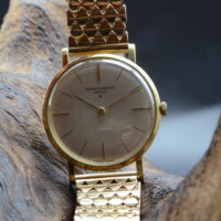 Baume & Mercier Or Jaune Vintage Cadran tapisserie - 35051