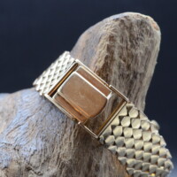 Baume & Mercier Or Jaune Vintage Cadran tapisserie - 35051