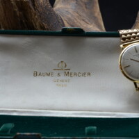 Baume & Mercier Or Jaune Vintage Cadran tapisserie - 35051
