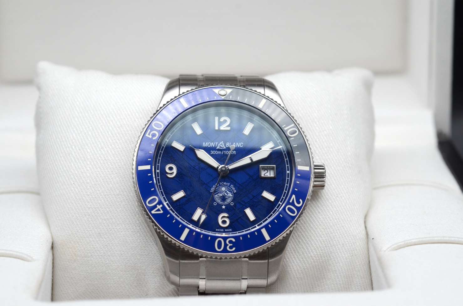 Montblanc 1858 Iced Sea Automatic Date