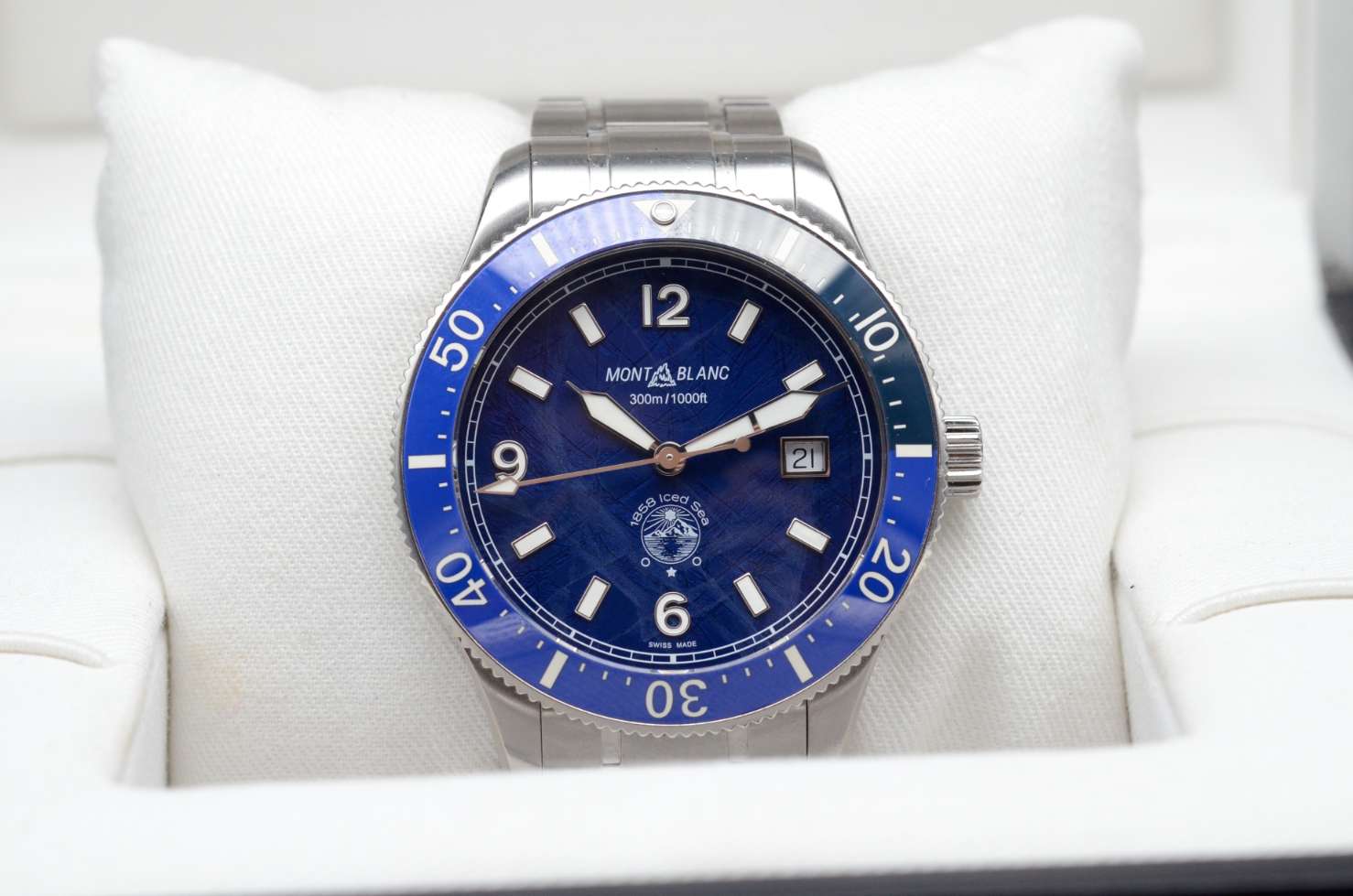 Montblanc 1858 Iced Sea Automatic Date