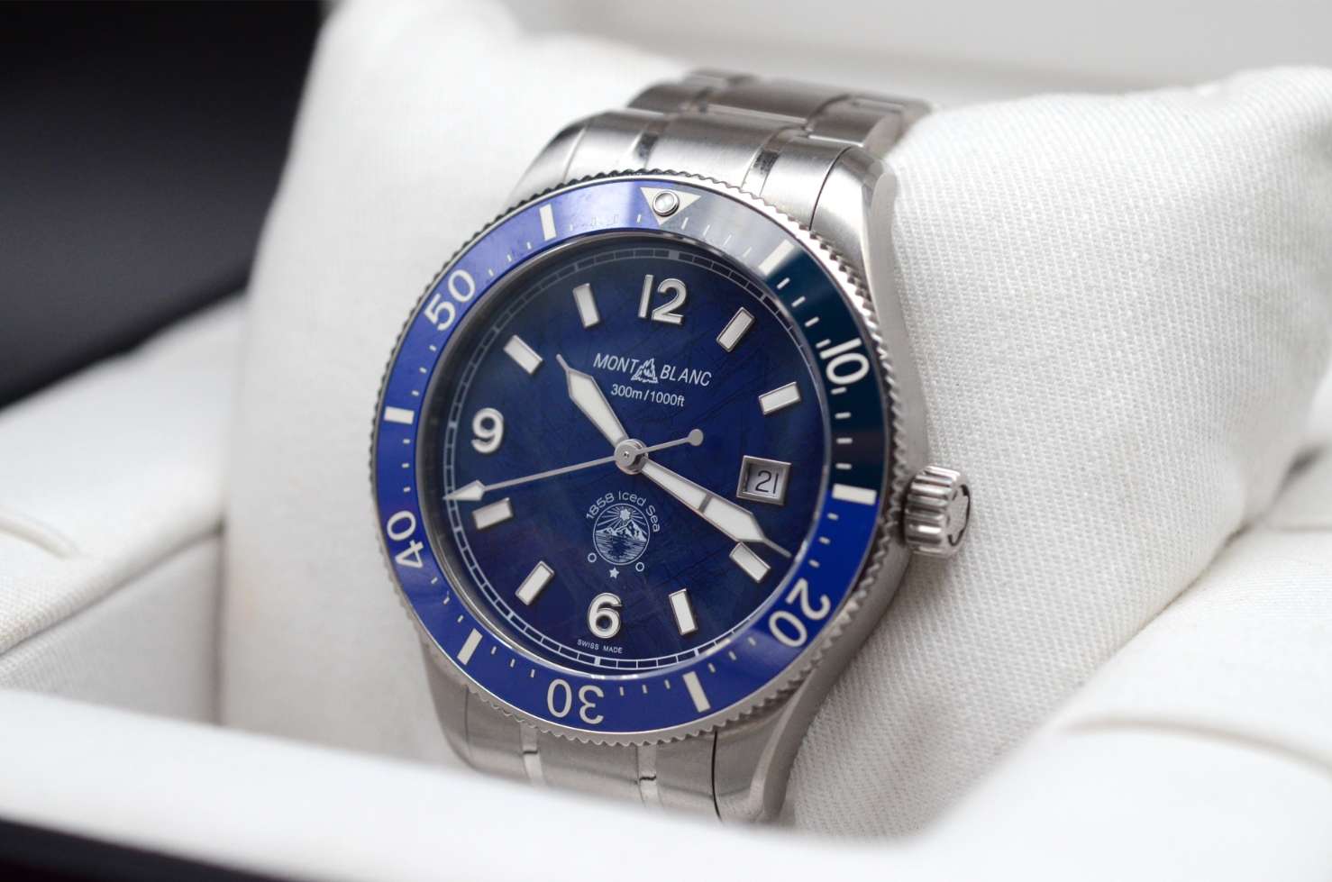 Montblanc 1858 Iced Sea Automatic Date