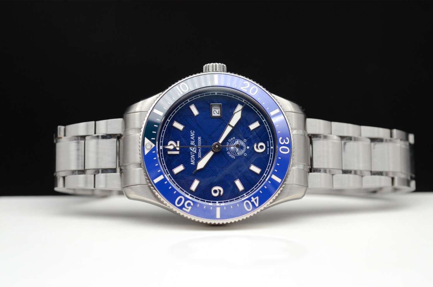 Montblanc 1858 Iced Sea Automatic Date