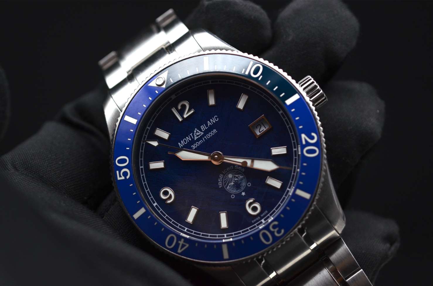 Montblanc 1858 Iced Sea Automatic Date