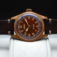 Oris Big Crown Bronze Pointer Date - Cadran Brun