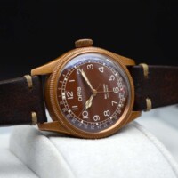 Oris Big Crown Bronze Pointer Date - Cadran Brun