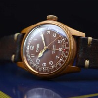 Oris Big Crown Bronze Pointer Date - Cadran Brun