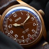 Oris Big Crown Bronze Pointer Date - Cadran Brun